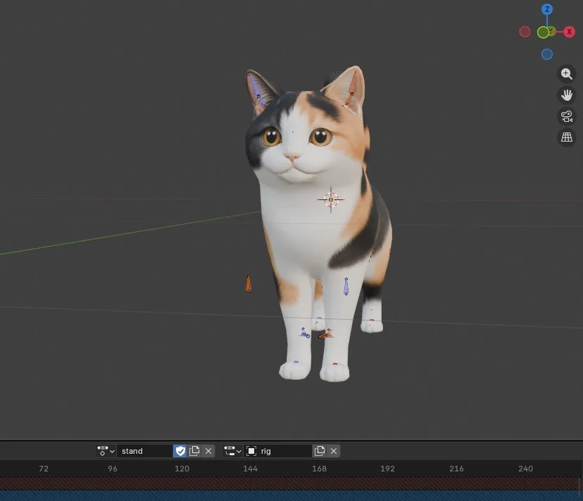 나비 3D 모델
